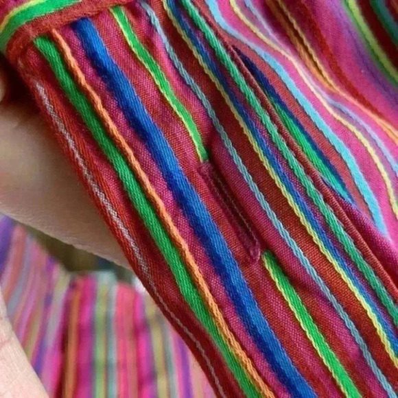 Liz Claiborne top size L button down pinstriped - Picture 2 of 9